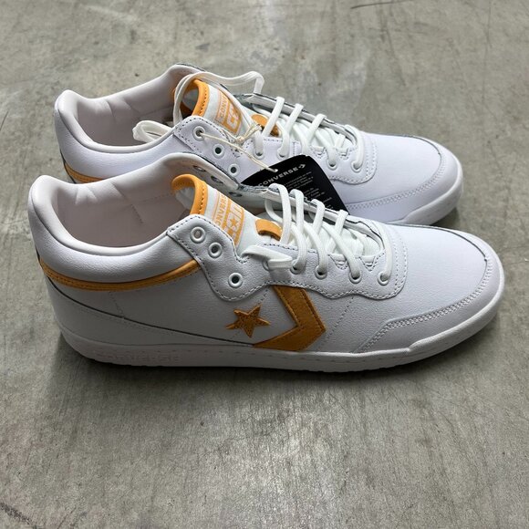 Converse Fastbreak Pro Mid Size 11.5 White Best Zest A10344C - New Damaged Box - Picture 3 of 7